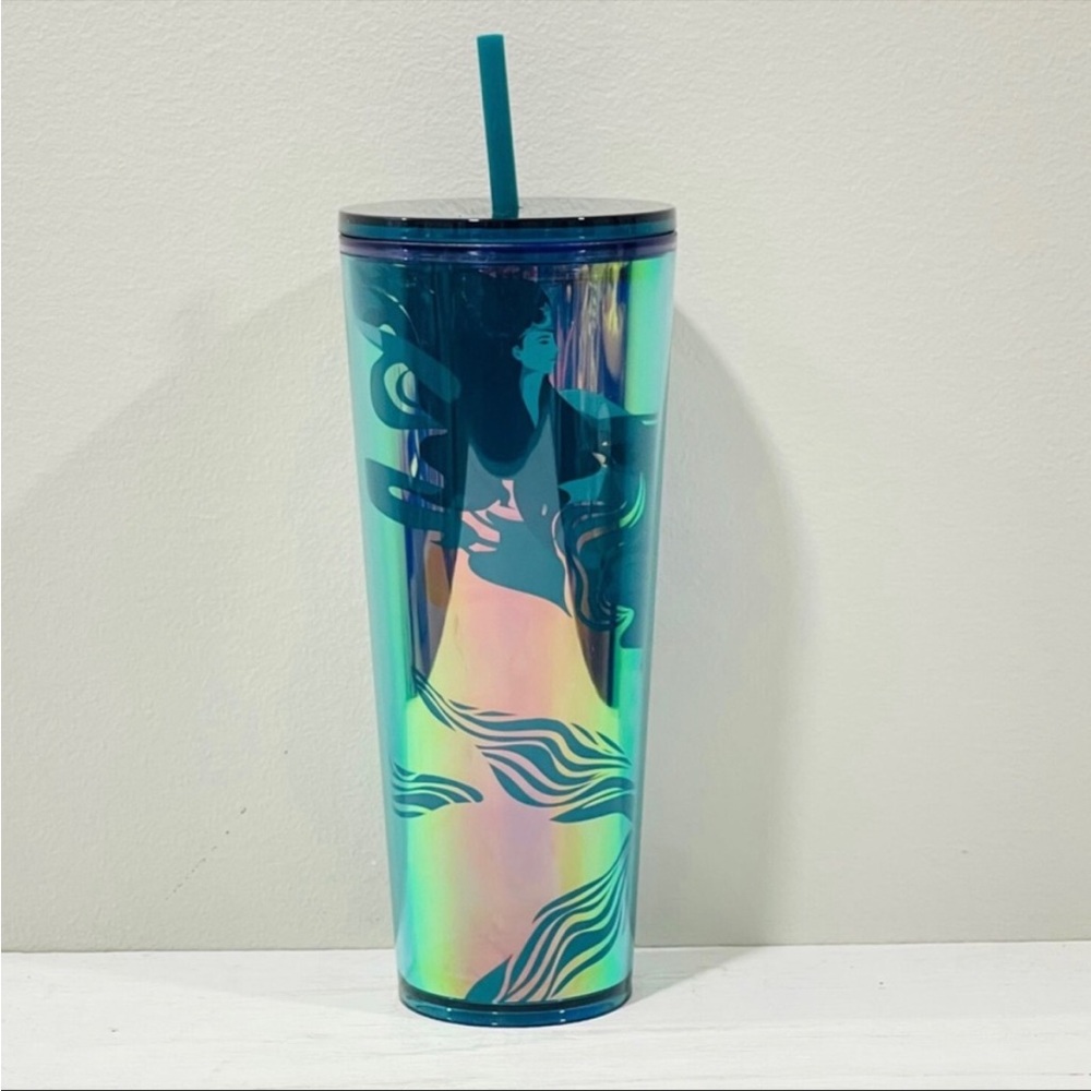 🧜‍♀️Starbucks Iridescent Mermaid Printed Tumbler (24oz.)